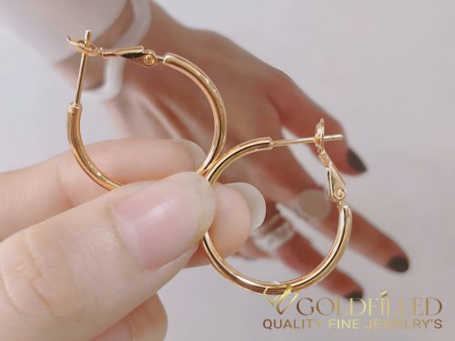 Goldfilled Antiallergenic Earring 22mm 18K Color