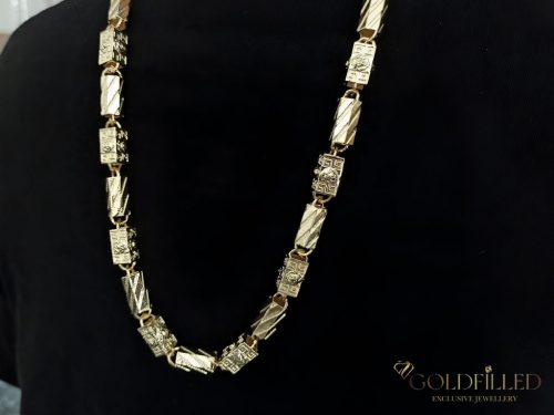 Goldfilled Antiallergenic Barakka Necklace 70cm/10mm. (115g!). 14K color