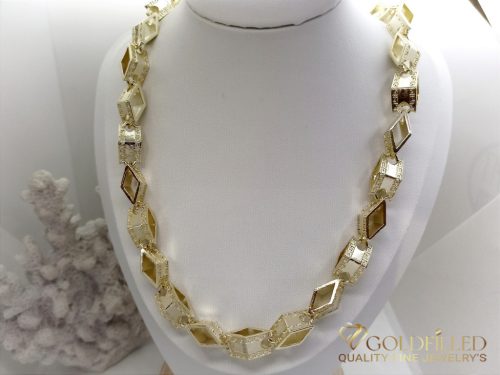 Goldfilled Antiallergenic Barakka Necklace 70cm/8mm. (75g!). 14K color