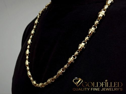 Goldfilled Antiallergenic Exclusive Necklace 45cm/7mm 14K color