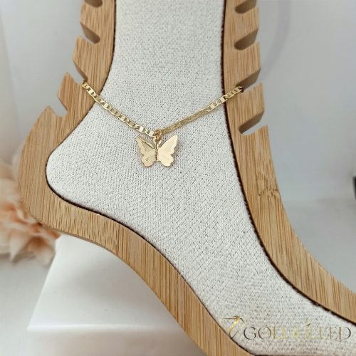 Goldfilled Anklet 29cm/2,5mm Color 14K