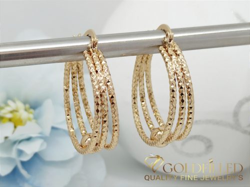 Goldfilled Antiallergenic Hoop Earring 30mm 18K color