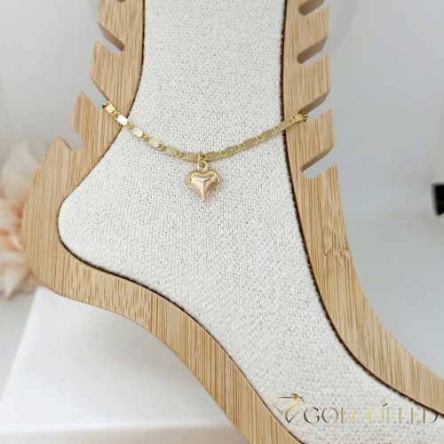 Goldfilled Anklet 26cm/2,5mm Color 14K