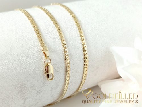 Goldfilled Antiallergén Nyaklánc 50cm/3,2mm 14K szin