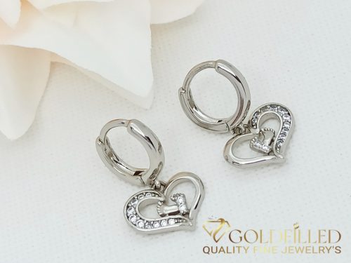 Goldfilled Antiallergenic Heart Earrings 20mm