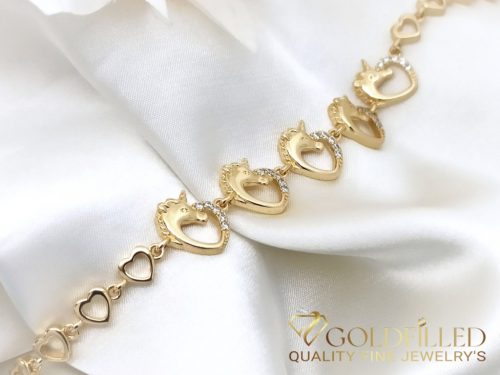 Goldfilled Antiallergenic Bracelet 18.5/3-8mm