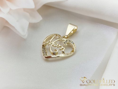 Goldfilled Antiallergén Medál 30 mm 14K szín