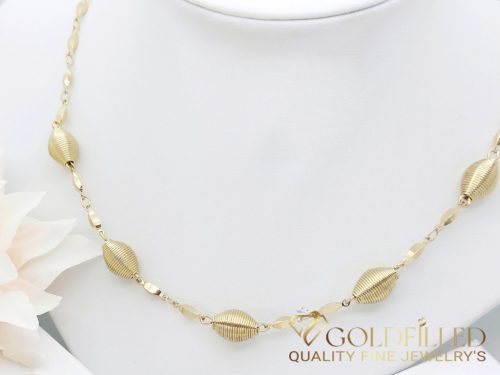 Goldfilled Antiallergenic Necklace 45cm/3-10mm Color 14K