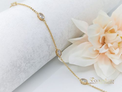 Goldfilled Anklet 22cm - 27cm Color 18K