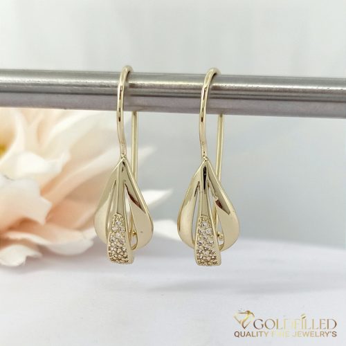 Goldfilled Antiallergenic Earrings 34mm 14K Color