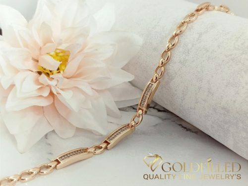 Goldfilled Antiallergenic Bracelet 19/4mm 18K color