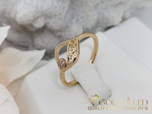 Goldfilled Antiallergenic Ring, available in different sizes 18K color