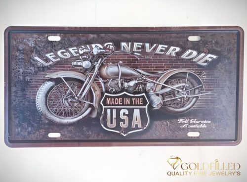 Decorative Metal Sign 15x30cm