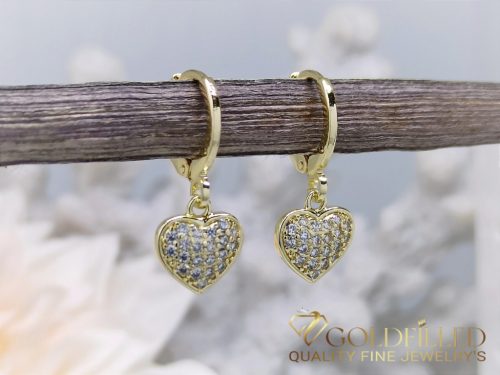 Goldfilled Antiallergenic Heart Earrings 25mm 14K Color