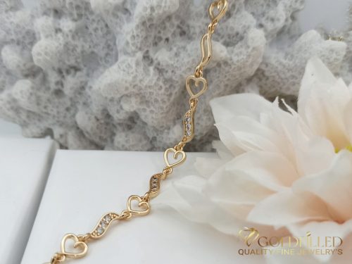 Goldfilled Antiallergenic Bracelet 19cm /3mm 18K