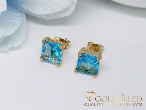 Goldfilled Antiallergenic Stud Earring 8 mm 18K Color