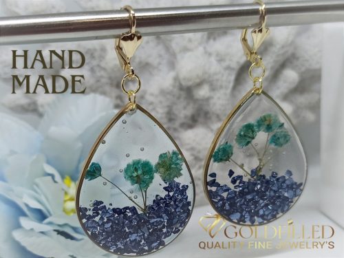 Handmade Antiallergenic Hanging Earrings 60mm 14K Color