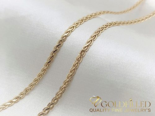 Goldfilled Antiallergén Nyaklánc 45cm/2,5mm 18K szin