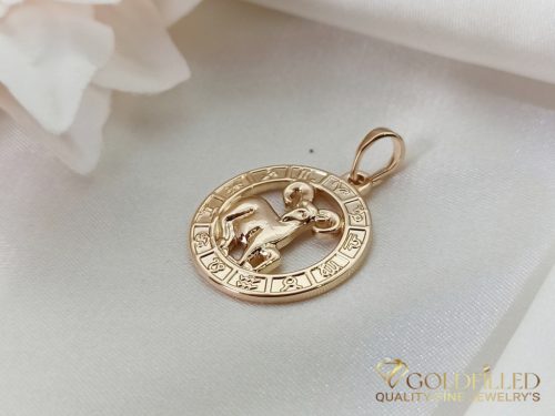 Goldfilled Antiallergén Medál 28mm 18K szín