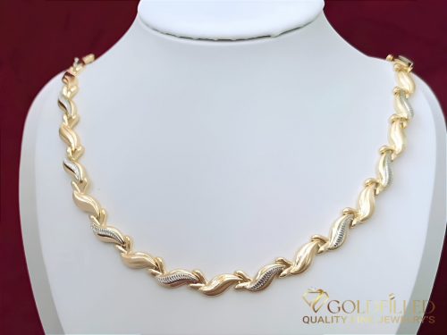 Goldfilled Antiallergenic Necklace 50 cm/7.2 mm Multicolor Color