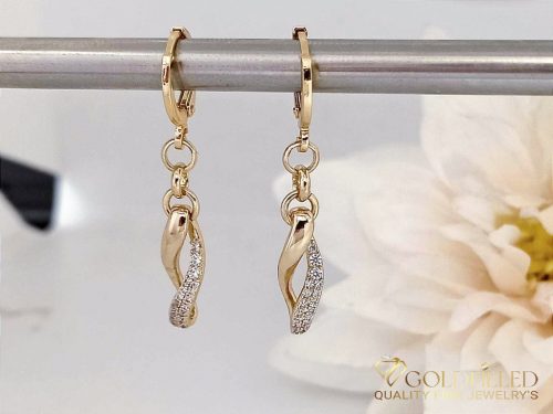 Goldfilled Antiallergenic Earrings 38mm 18K Color