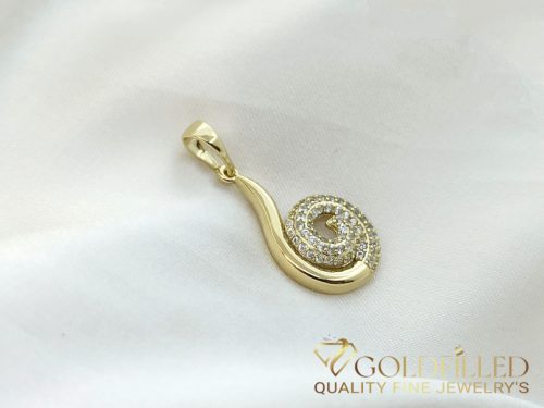 Goldfilled Antiallergenic Pendant 27 mm 18K color