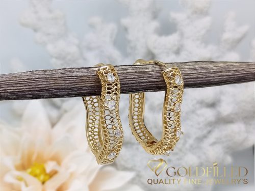 Goldfilled Antiallergenic Earring 32mm 18K color