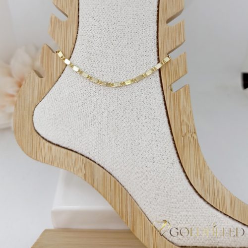 Goldfilled Anklet 26cm/2,5mm Color 14K