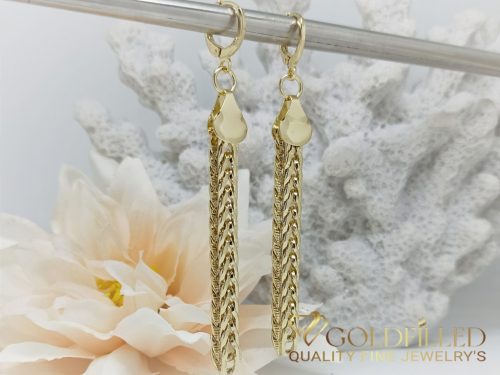 Goldfilled Antiallergenic Luxury Earrings 78mm 14K Color