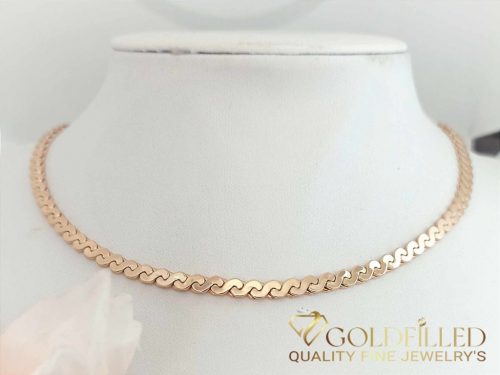 Goldfilled Antiallergén Nyaklánc 50cm/4,2mm 18K szin