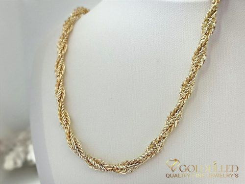 Goldfilled Antiallergén Exkluzív Nyakék 45 cm/6,5 mm 14K Szín