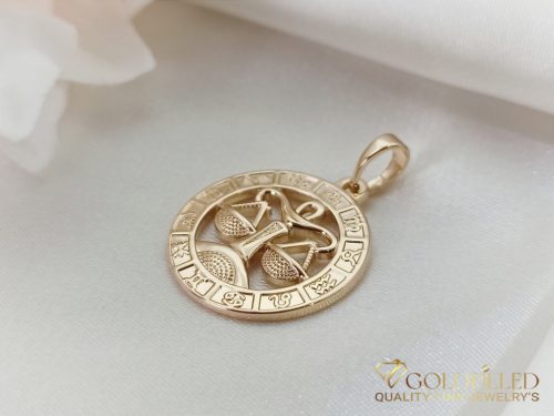 Goldfilled Antiallergén Medál 28mm 18K szín