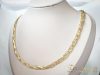 Goldfilled Antiallergenic Luxury Necklace 50 cm Long and 6 mm  Wide 14K color