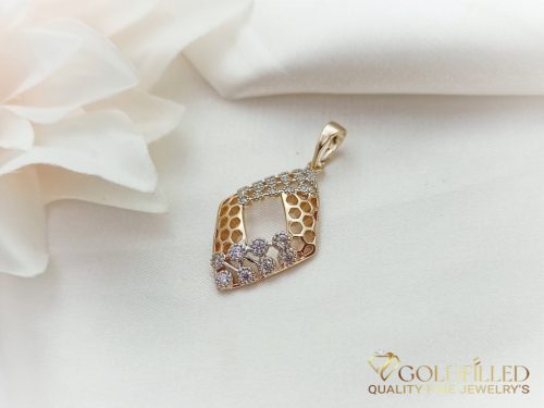 Goldfilled Antiallergenic Pendant 33 mm 18K color