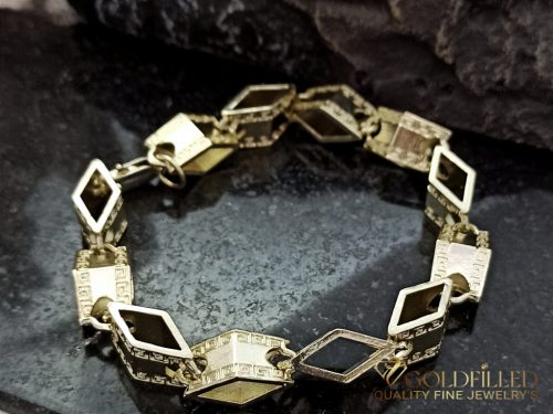 Goldfilled Antiallergenic Bracelet 22 cm/10 mm 14K Color