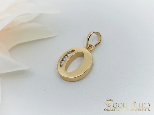 Goldfilled Antiallergén Medál 23 mm 18K szín