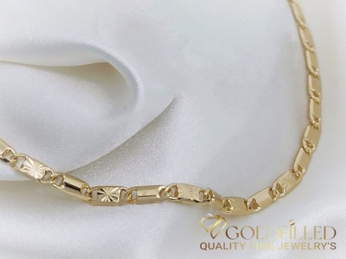 Goldfilled Antiallergenic Bracelet 19 cm /3.5mm 14K color